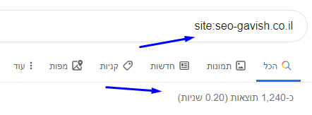 תוצאות מתקדמות