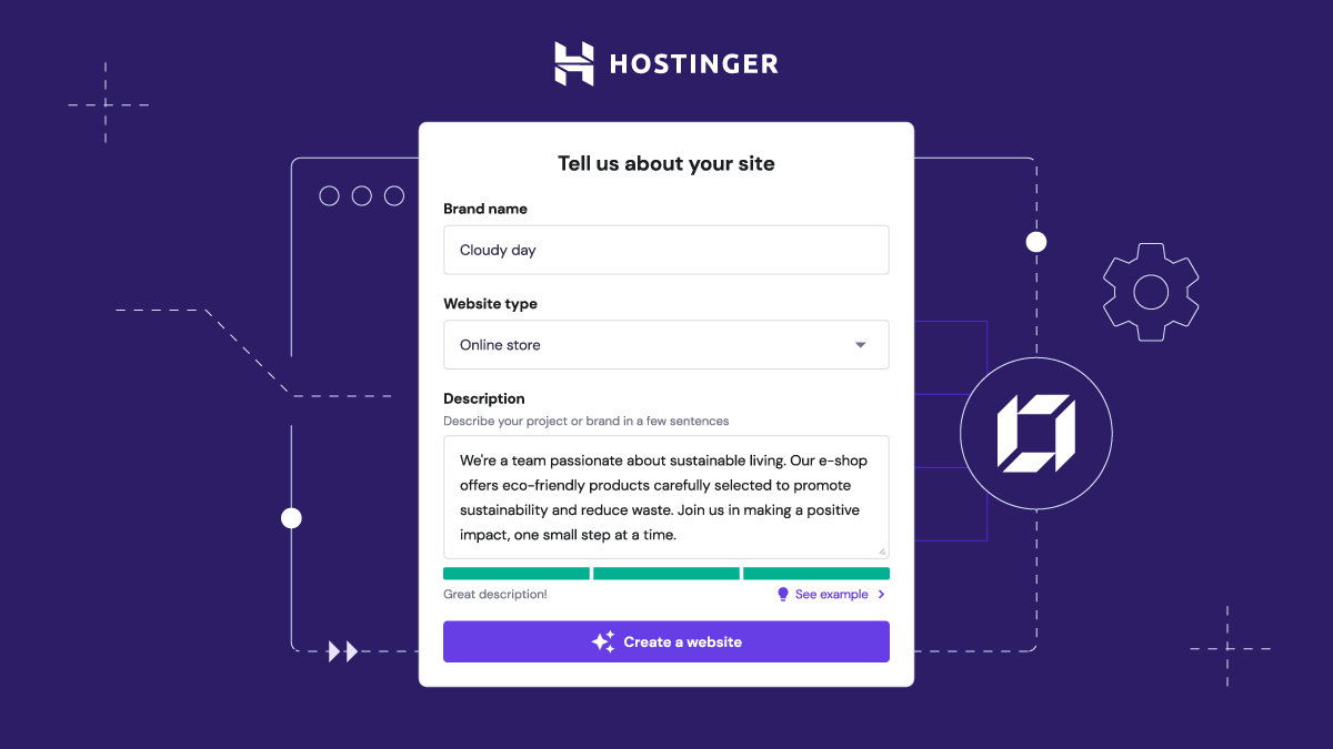 3 Tell abour your site