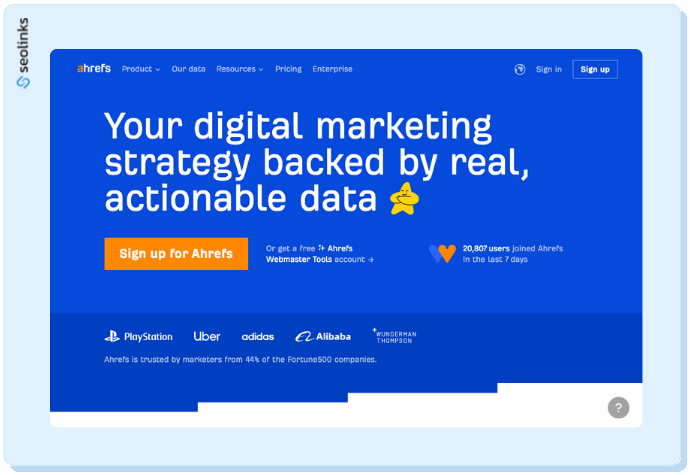 Ahrefs - בדיקת Domain Rating ופרופיל קישורים